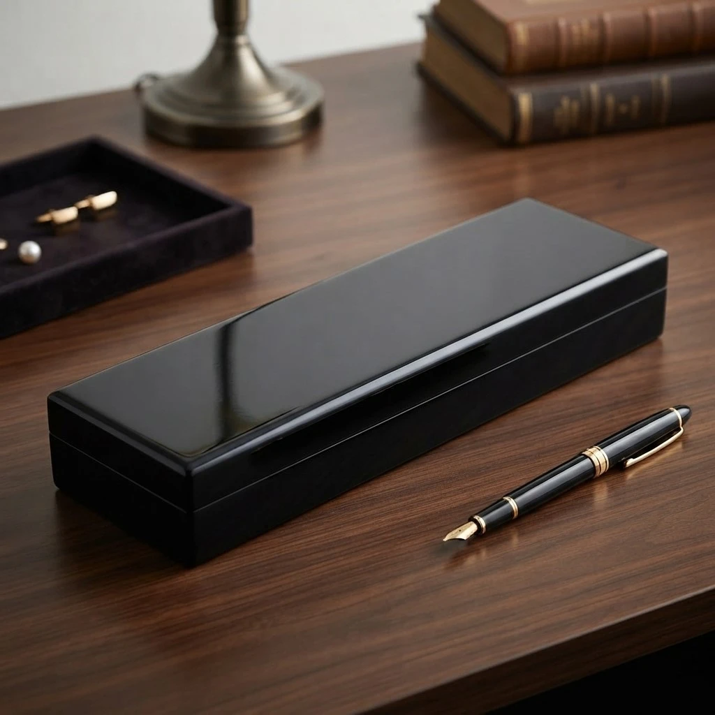 Black Bespoke Wooden Boxes Black Bespoke Wooden Boxes